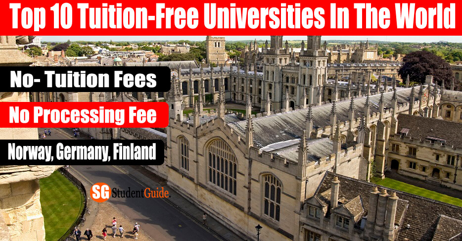 Top 10 No-Tuition Fee Universities In The World For International ...