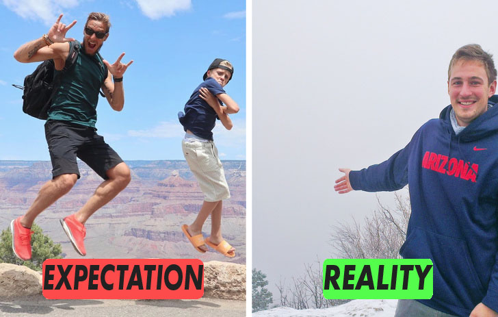 16 Epic Pictures About Travel Expectations Vs Reality