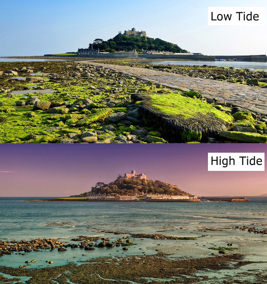 7 Incredible Places That Completely Disappear During High Tide