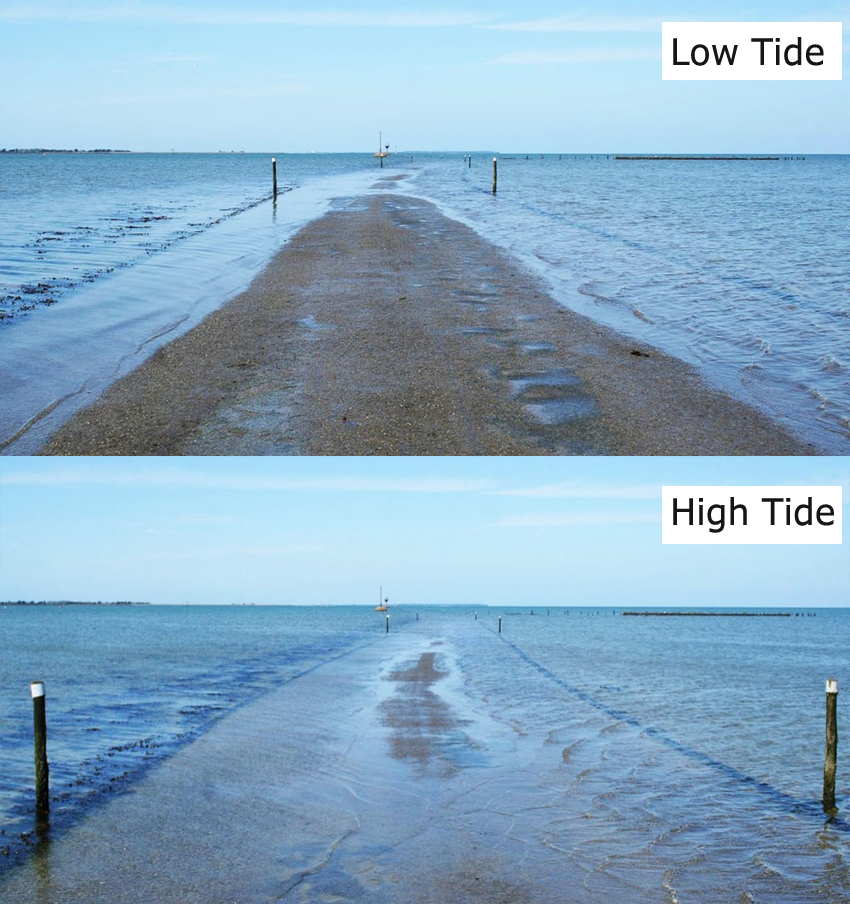 7 Incredible Places That Completely Disappear During High Tide