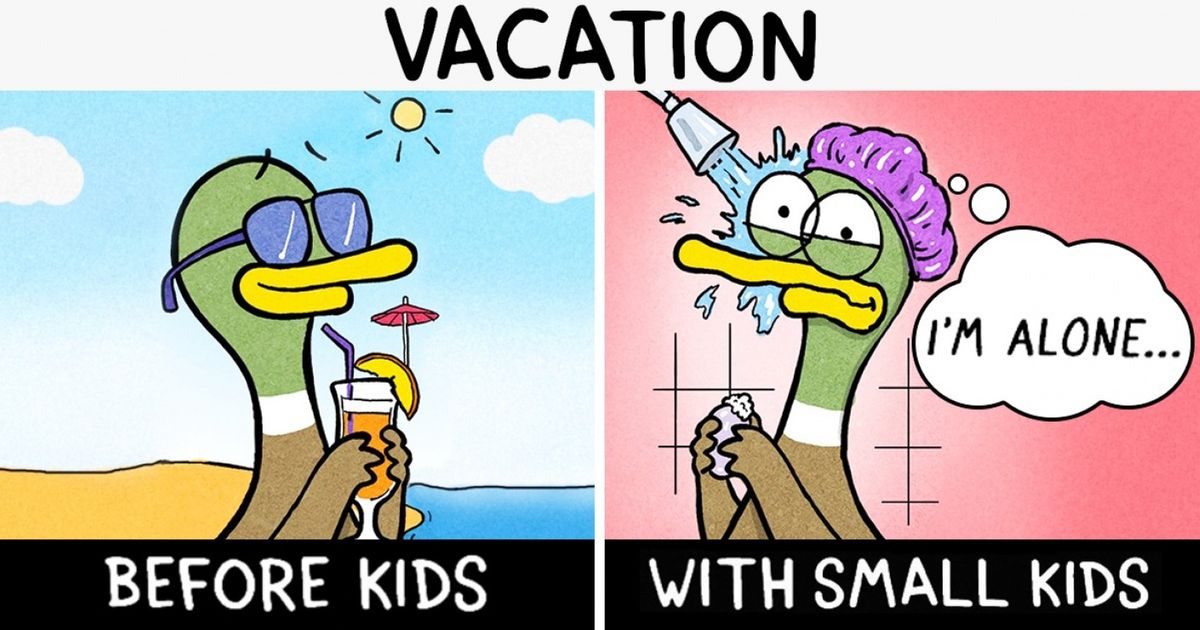 10 Delightfully Truthful Illustrations That Every Mom and Dad Will Understand
