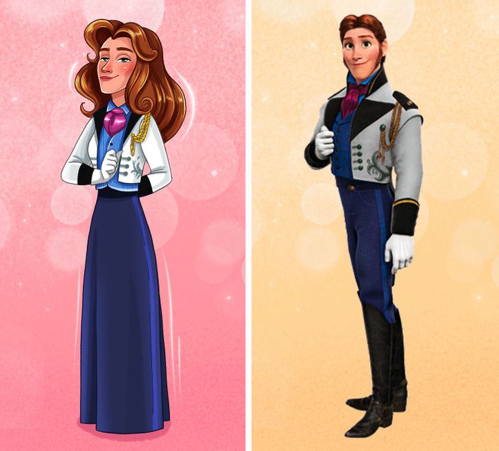 What 8 Male Disney Villains Would Look Like If They Were the Opposite Gender