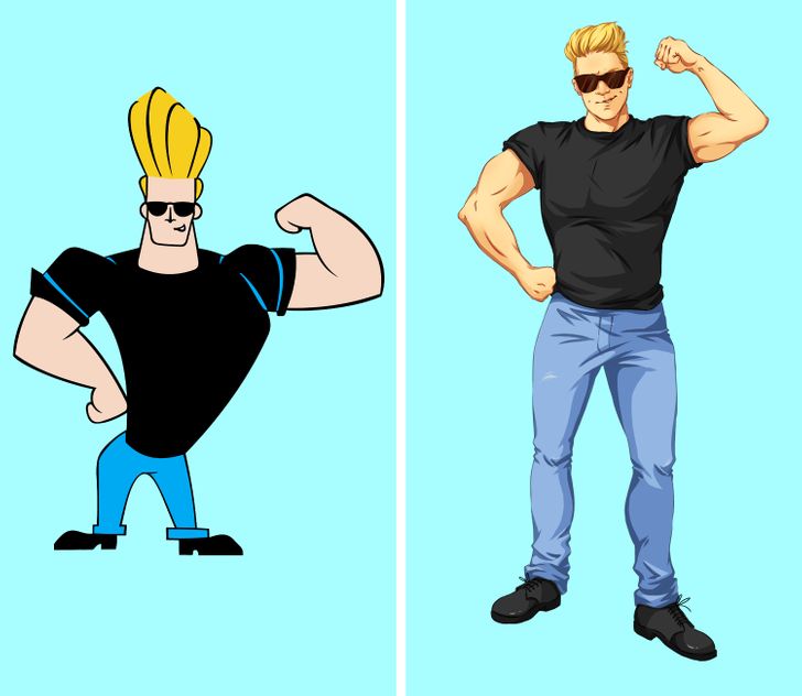 What 8 Cartoon Characters Would Look Like With Realistic Bodies