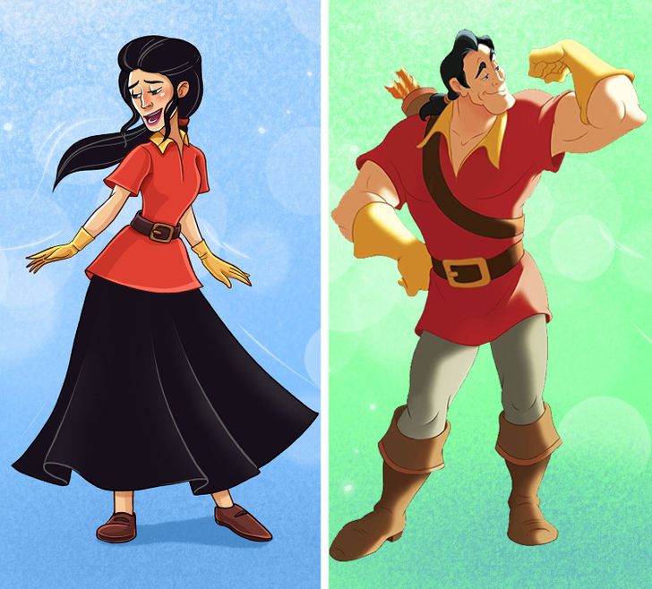 What 8 Male Disney Villains Would Look Like If They Were the Opposite Gender