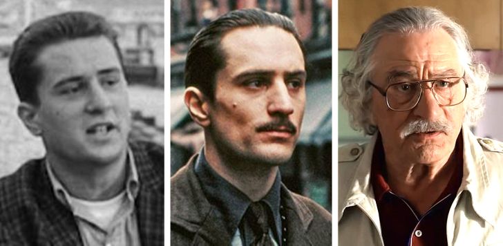 What 8 Hollywood Actors Looked Like in Their Screen Debut, at the Peak of Their Career