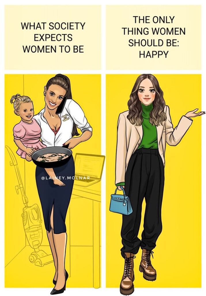 8 Bold Illustrations That Prove Any Woman Is More Than Just a Set of Stereotypes