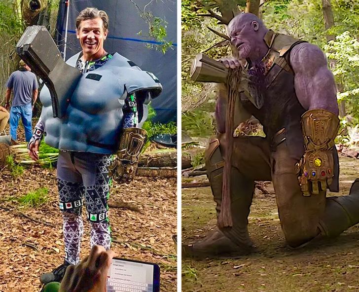 8 Photos Showing What Actually Happens on Hollywood Movie Sets