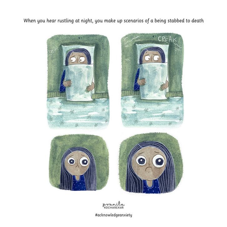 8 Illustrations That All People With Anxiety Will Understand