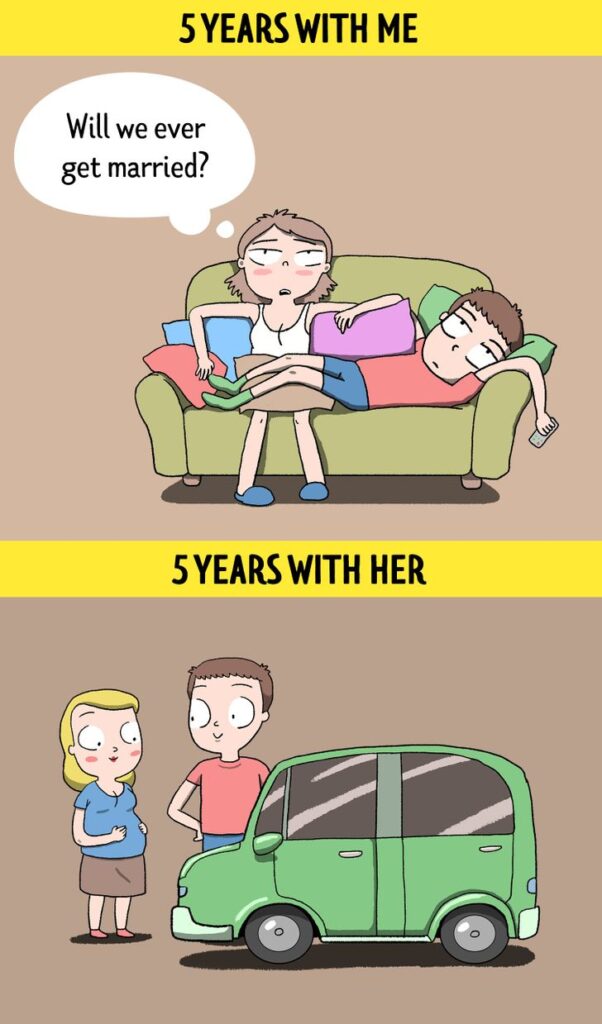 8 Ironic But Honest Comic Strips About Exes