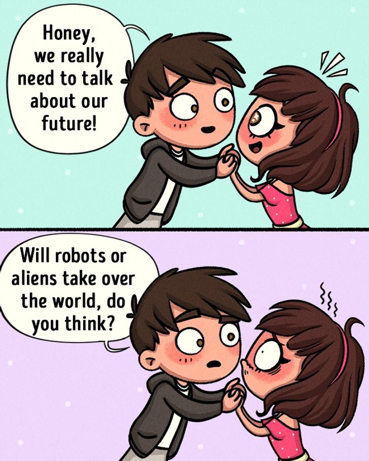 8 Comic Strips Showing That Dating Sarcastic People Is a Lot of Fun