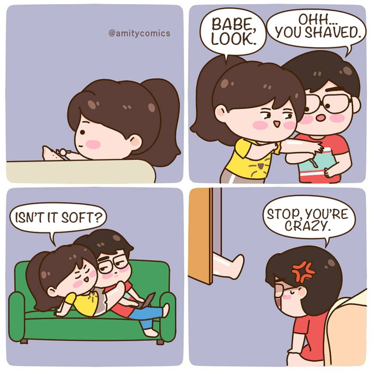 A Couple of Illustrators Turn Their Daily Love Life Into Adorable Comics