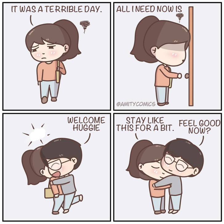 A Couple of Illustrators Turn Their Daily Love Life Into Adorable Comics