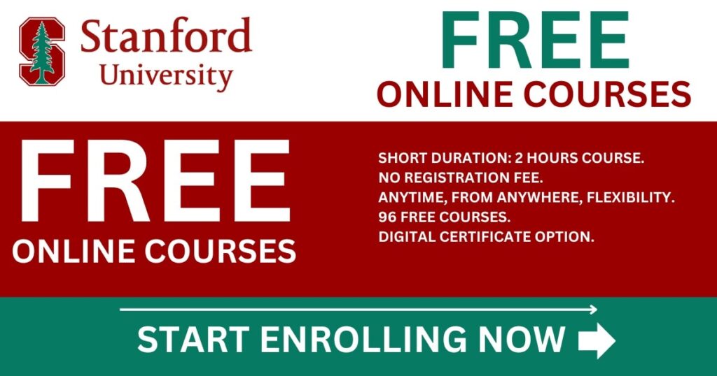Stanford Free Online Courses: Learn Anything, from Anywhere, for Free