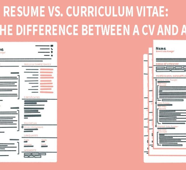 Resume vs. Curriculum Vitae What's the Difference Between a CV and a Resume