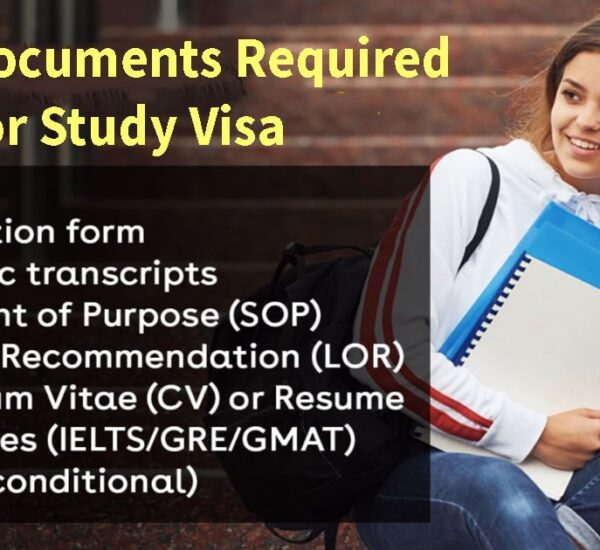 List of Documents Required For Study Visa
