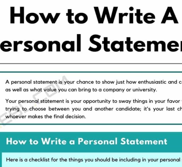 How to Write a Winning Personal Statement for BachelorMaster Degree Scholarships