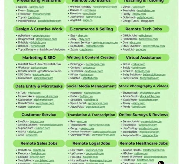 Top 100 Websites for Remote Work and Earning in USD in 2026 (Every Category Covered)